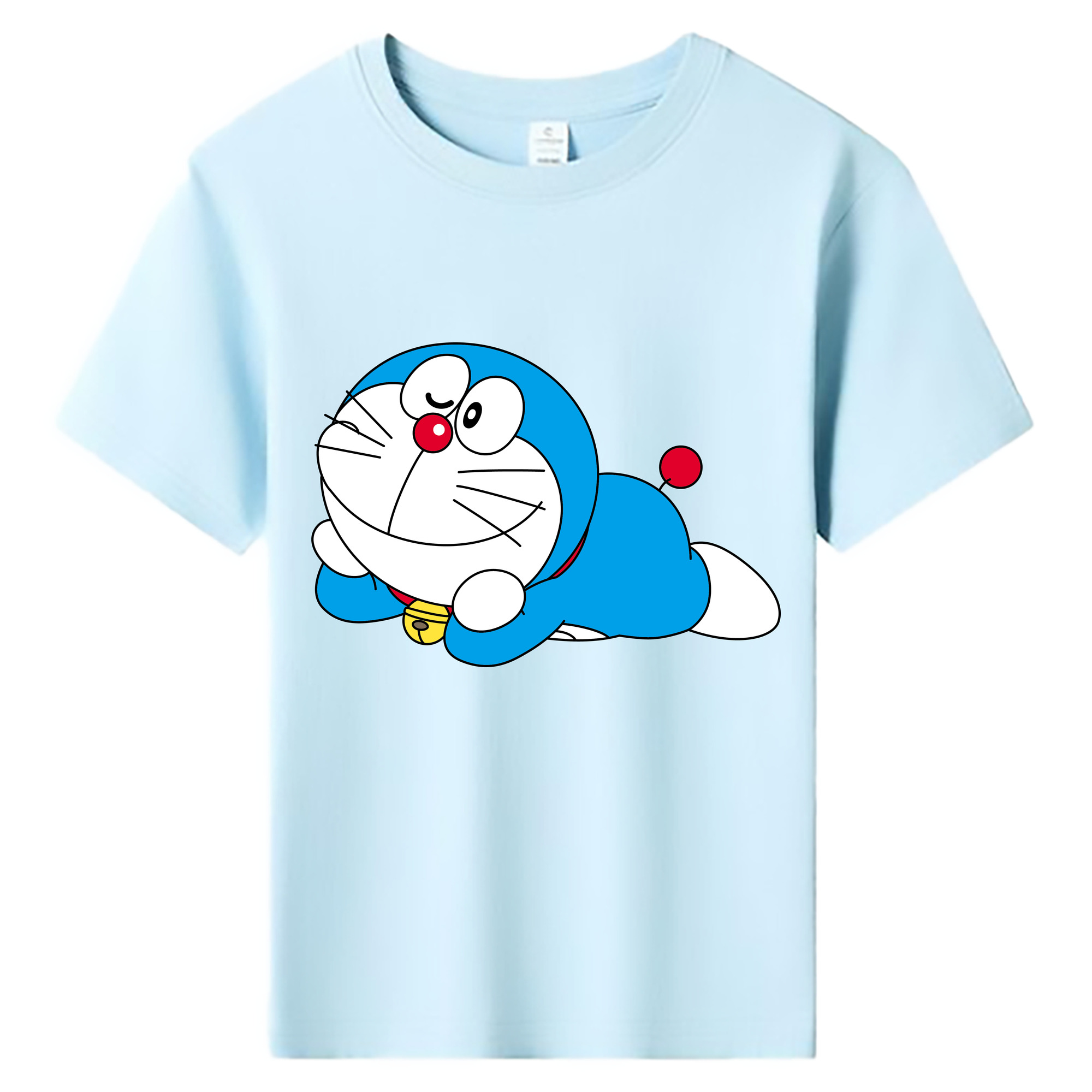 （画像用） ドラえもん Doraemon 綿100％キッズTシャツ（フロントプリント）